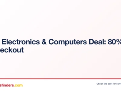 Checkout deal card