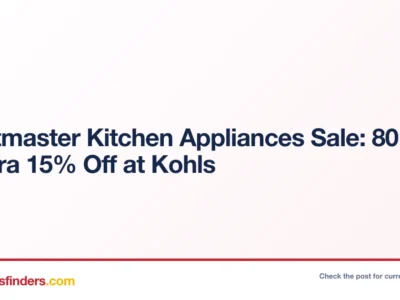Kohls deal card