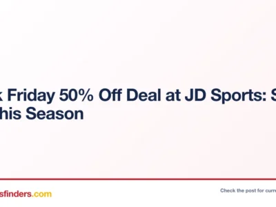 JD Sports deal card