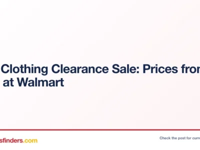 Walmart deal card