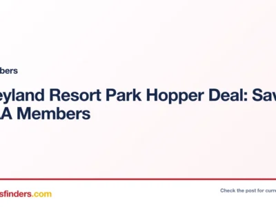AAA Members deal card