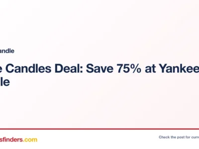 Yankee Candle deal card