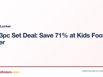 Kids Foot Locker deal card