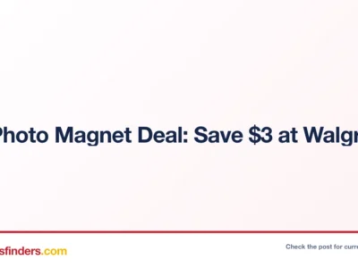 Walgreens deal card