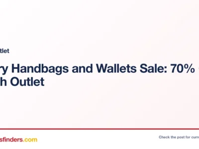 Coach Outlet deal card