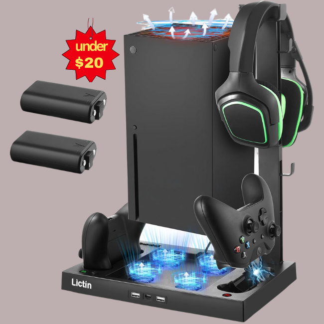 Xbox Cooling Fan Charging Station Promo: Save 50% at Cooling Fan Charging Stati…