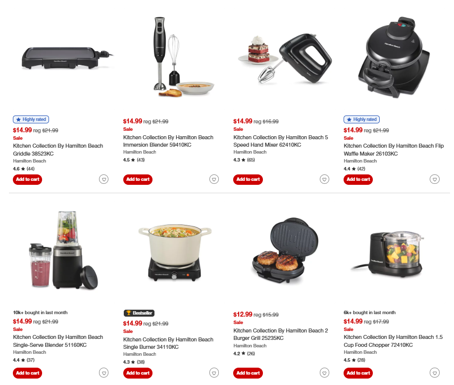 Hamilton Beach Small Appliance Sale: Save $7 at Target