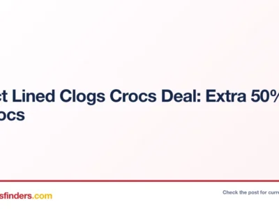 Crocs deal card