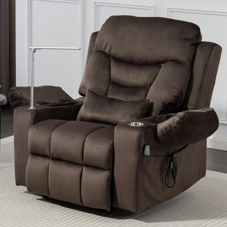 Brown 28″ Velvet Zero Gravity Power Lift Recliner Deal: Save $685.55 at Home De…