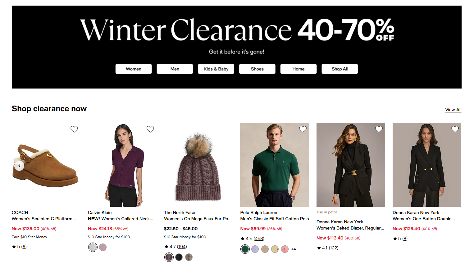 Macy’s Winter Sale — Save Up to 70% Off