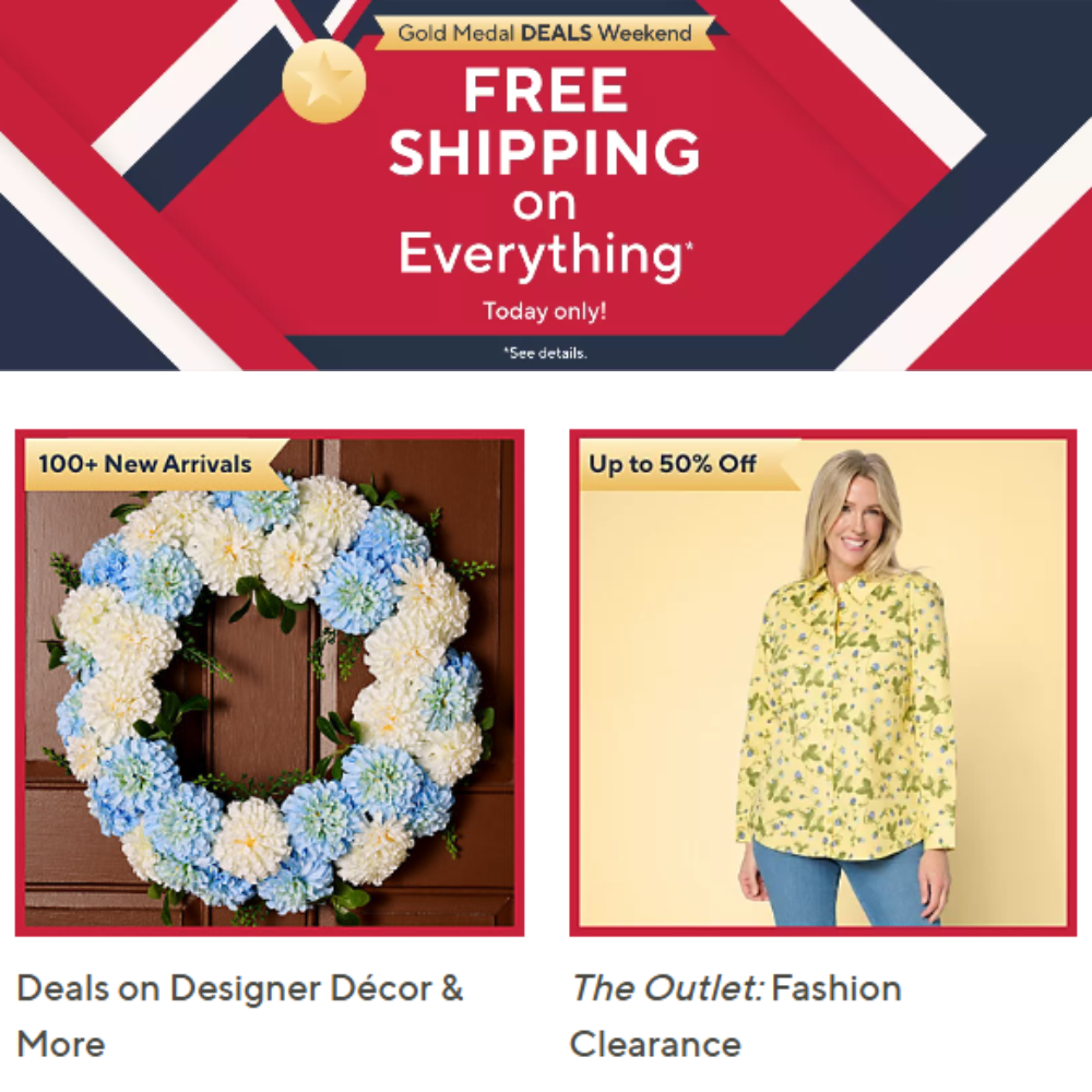 QVC Free Shipping Deal: Save $60 on Everything Today Only