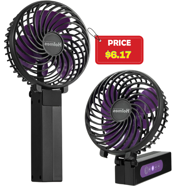 4 Portable Handheld Fan Deal: Save at SHOP HERE