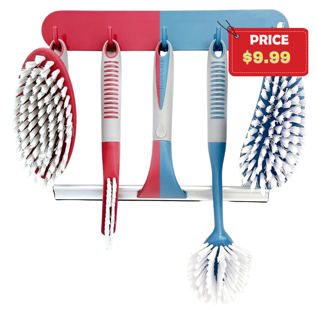 Scrub Brush Set 6 Pieces Sale: Save 55% at DealsFinders.com