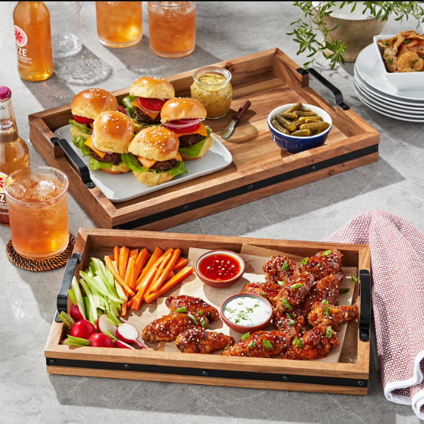 Wood Rectangular Serving Trays Sale: Save 20% at Sam’s Club