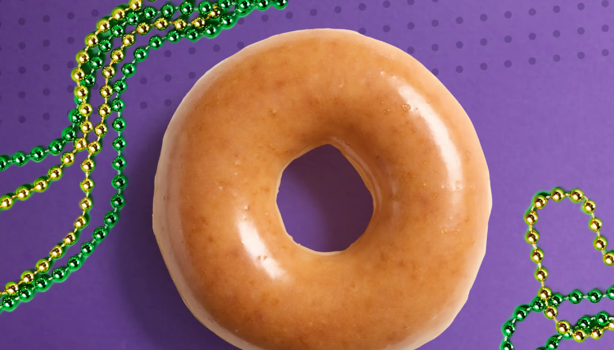 FREE Original Glazed Doughnut Deal: Wear Beads at Krispy Kreme