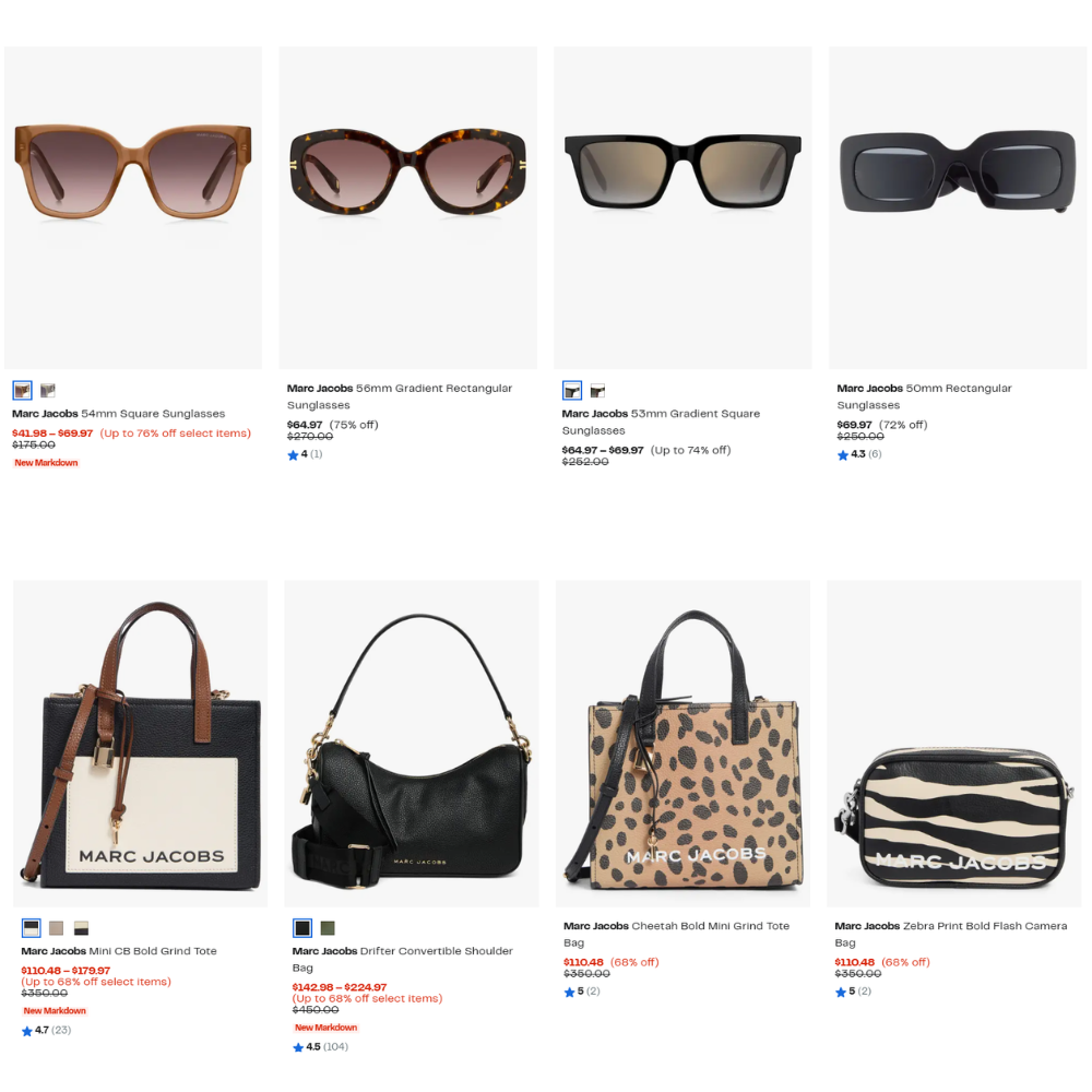 Marc Jacobs Bags and Accessories Sale: 75% Off at Nordstrom Rack