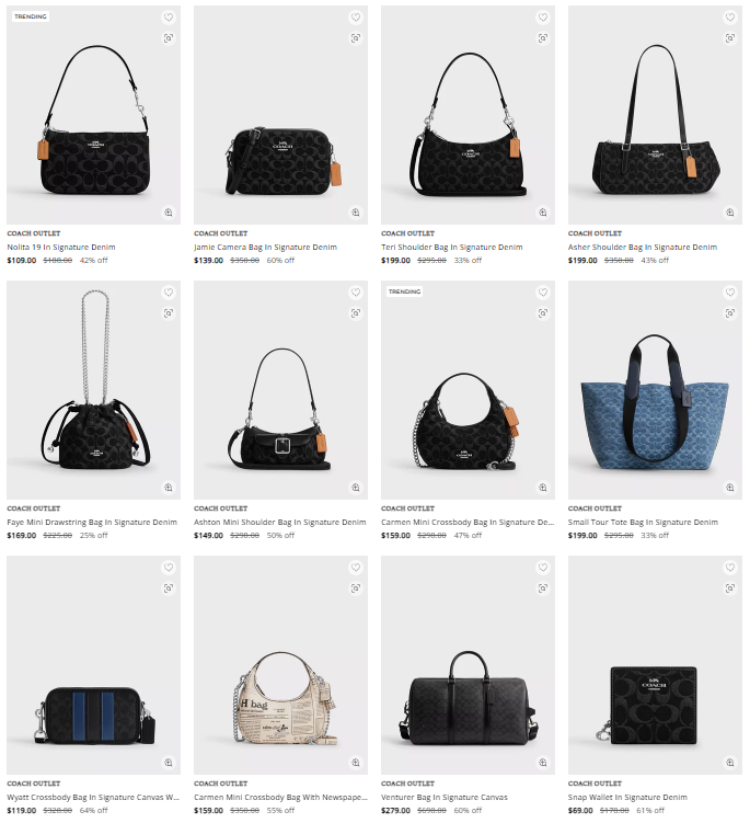 COACH Outlet Sale: Up to 60% Off at Shop Simon