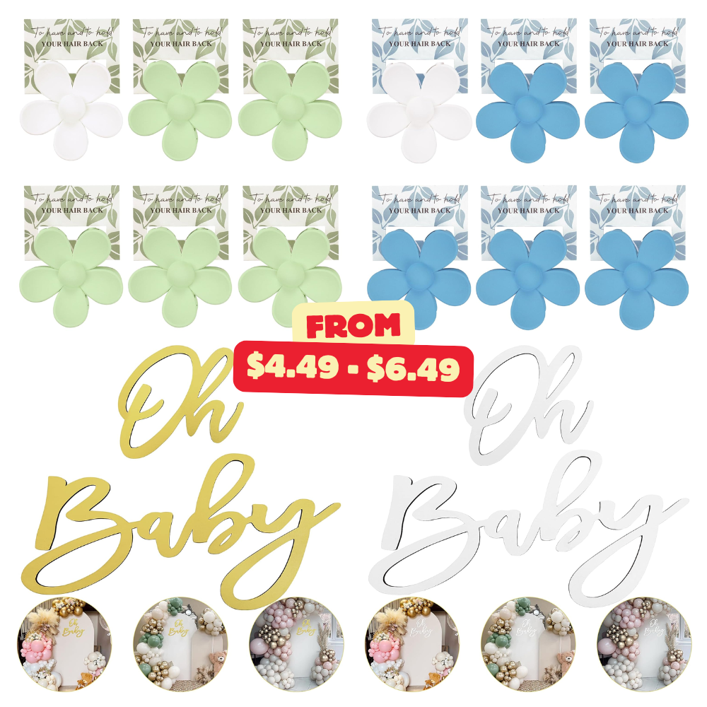 Bridal & Baby Shower Decorations Sale: Promo Code STVGWX4L