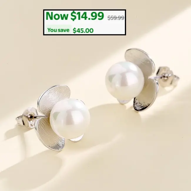 Sterling Silver Earrings Deal: $14.99 at Walmart