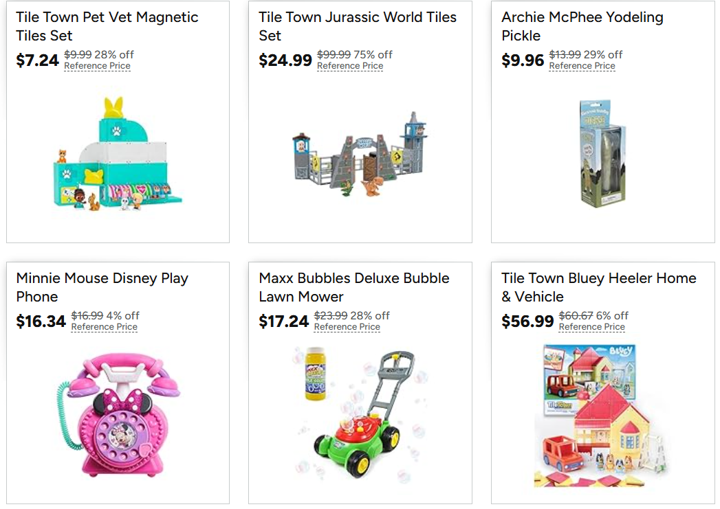 Toys 60% Off Deal: Buy 6 Get Discount at Checkout