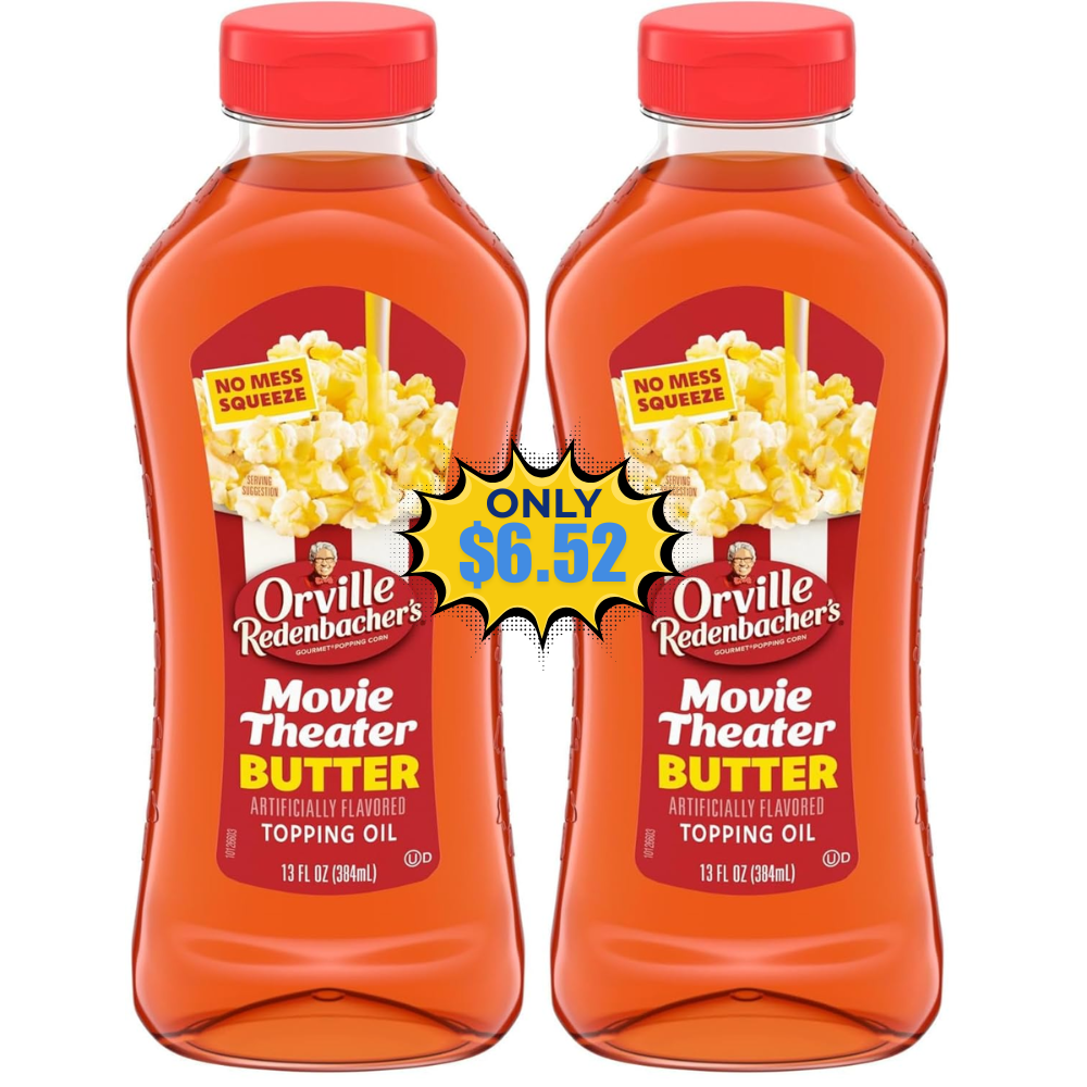 Butter Flavored Topping Oil Deal: Save 1% at Amazon (Pack of 2)