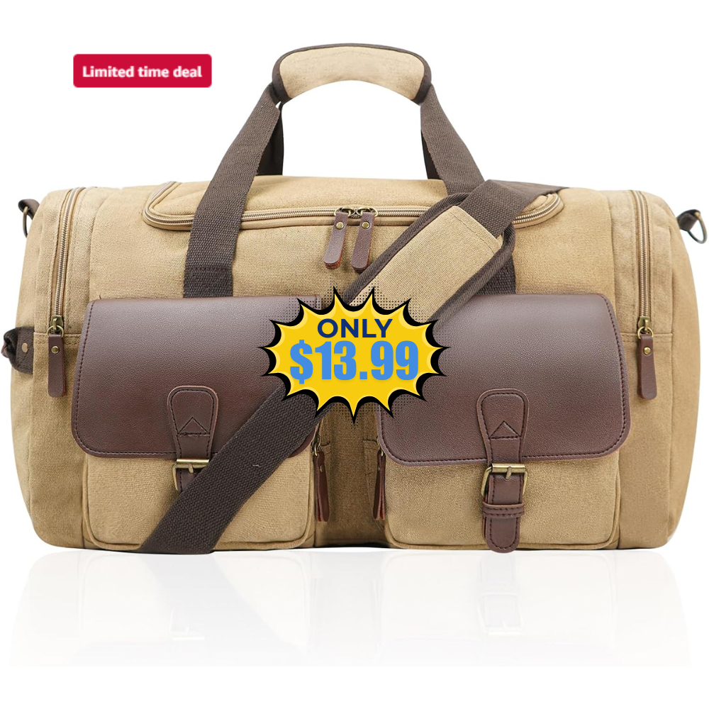 Men’s Weekender Duffle Bag Sale: 50% Off