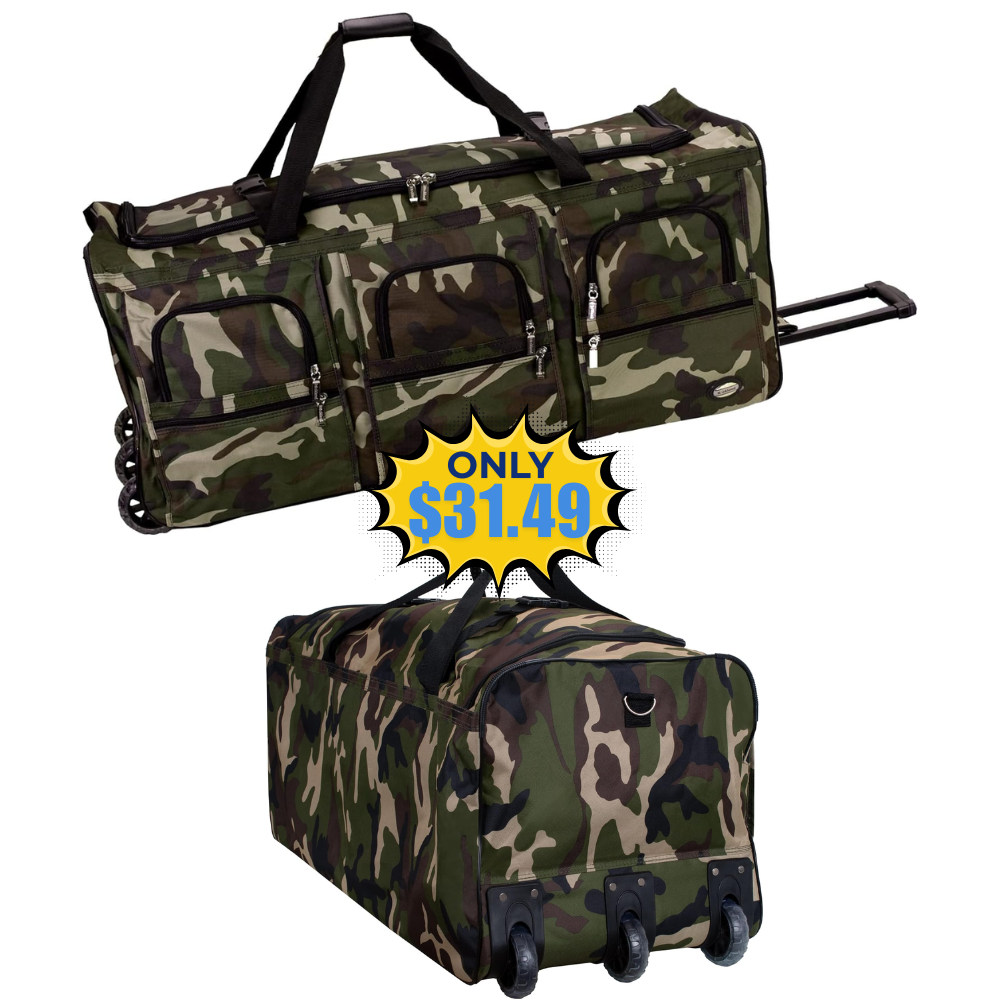 Rockland Rolling Duffel Bag Sale: Save 78% at Rockland