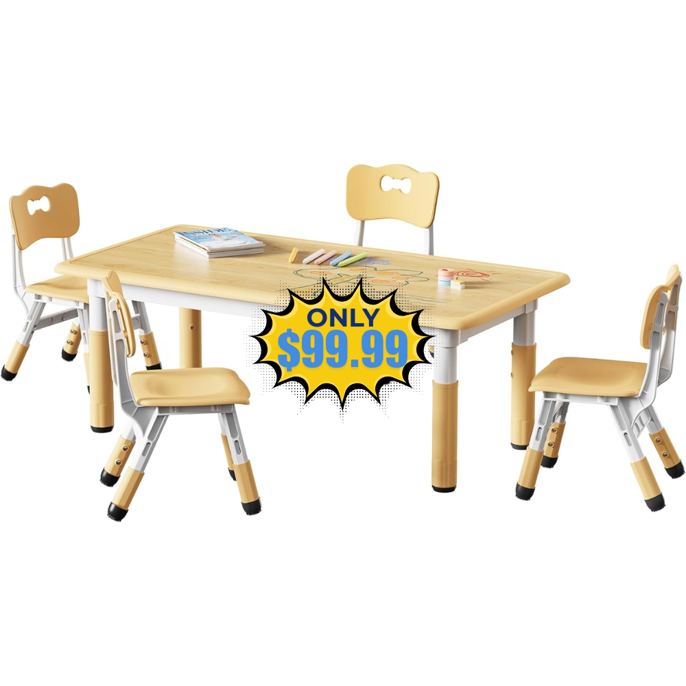 Brelley Kids Table Set Deal: Save 44% Off