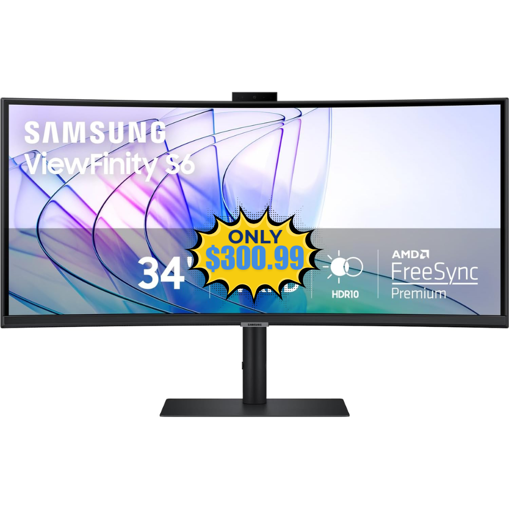 Samsung 34-Inch Curved Monitor Deal: Save 39%
