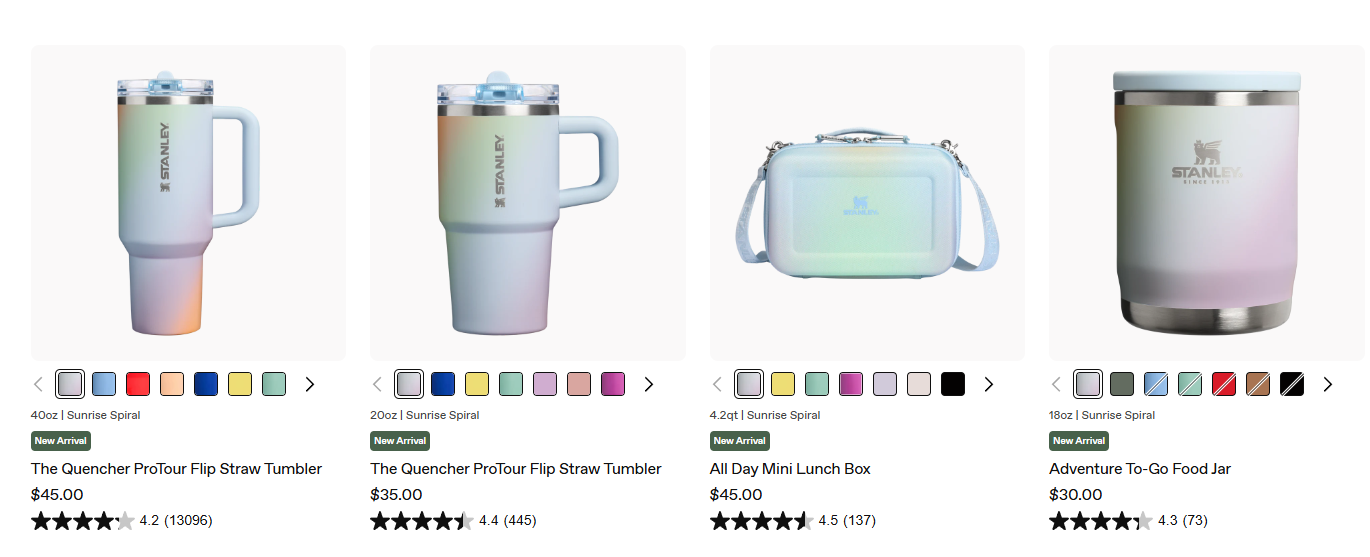 Stanley Sunrise Spiral Collection Sale: Save Big on New Arrivals