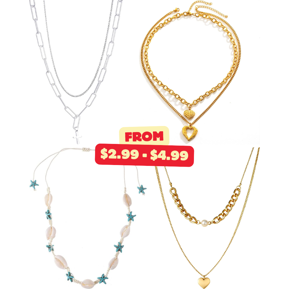 Necklace 14K Silver & Gold Plated Deal: Save with Promo Code