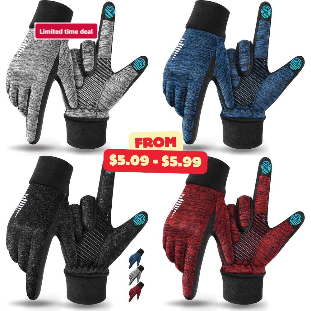 Rivmount Lightweight Winter Running Gloves Sale: Save 50% at Rivmount
