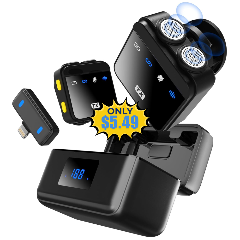 Anilivo Wireless Lavalier Microphone Deal: 50% Off