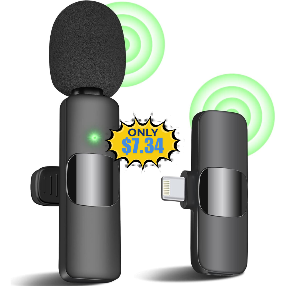 IIQ Wireless Lavalier Microphone Deal: Save 27%