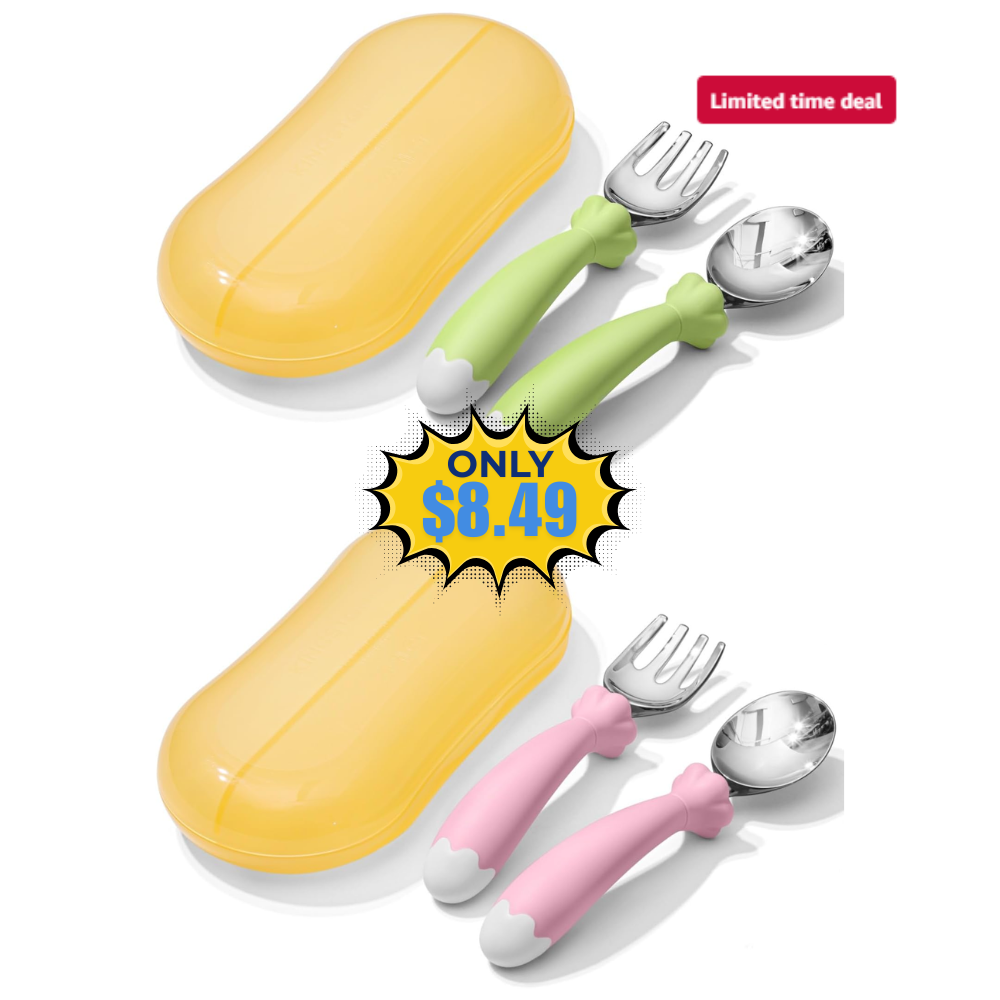 KINGSTONE Toddler Utensils Deal: Save 32%