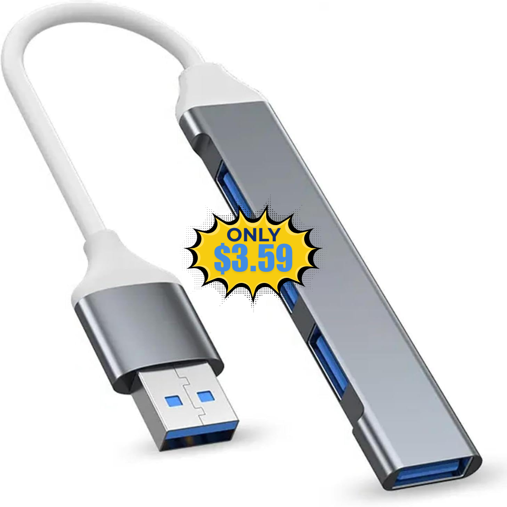 USB Hub Multiport Adapter Deal: Save 25% Off
