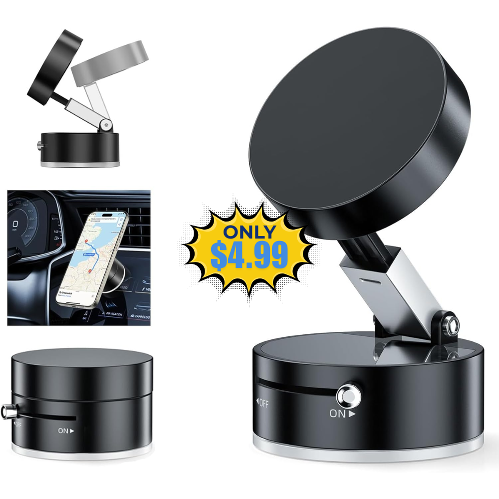 Vacuum Suction Car Phone Holder Deal: 50% Off