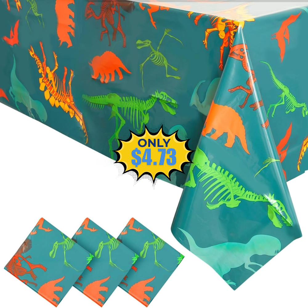 Blue Panda Dinosaur Tablecloths Sale: Save 64% at DealsFinders.com