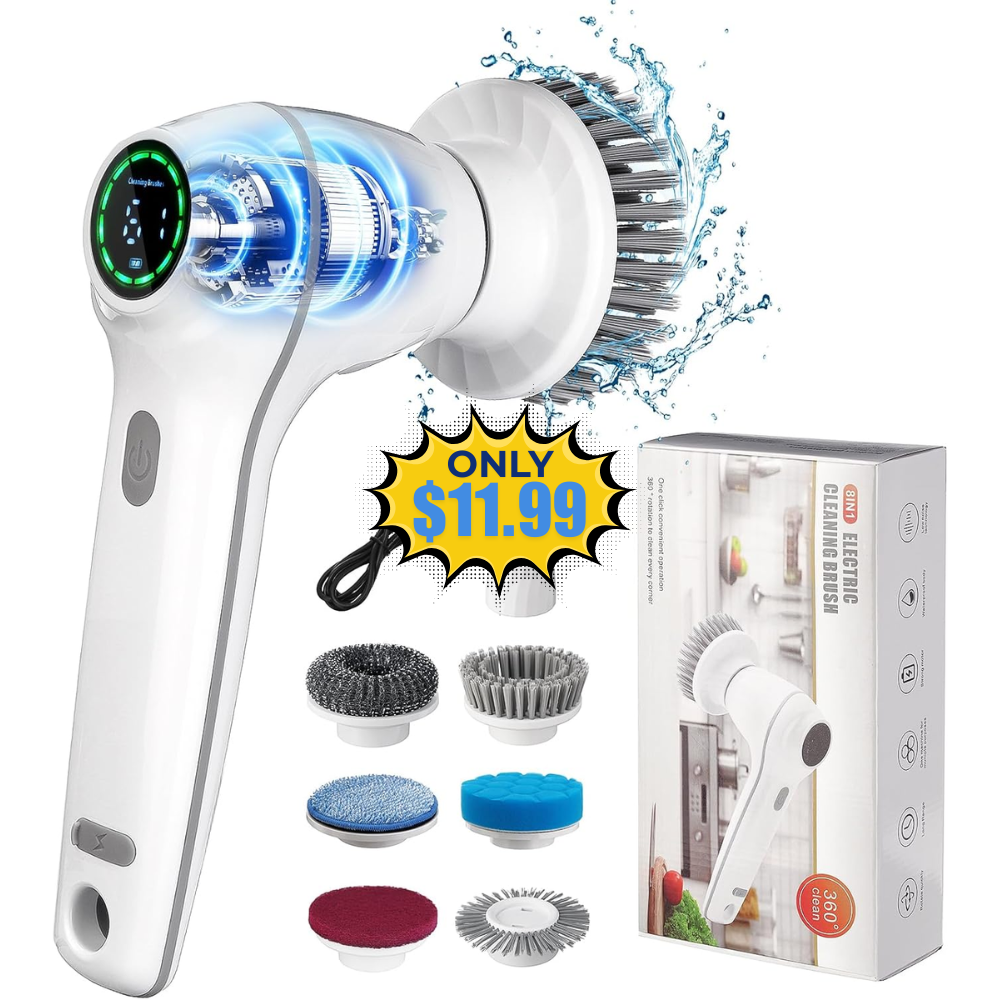 Electric Cleaning Brush Deal: Save 31% with Promo Code