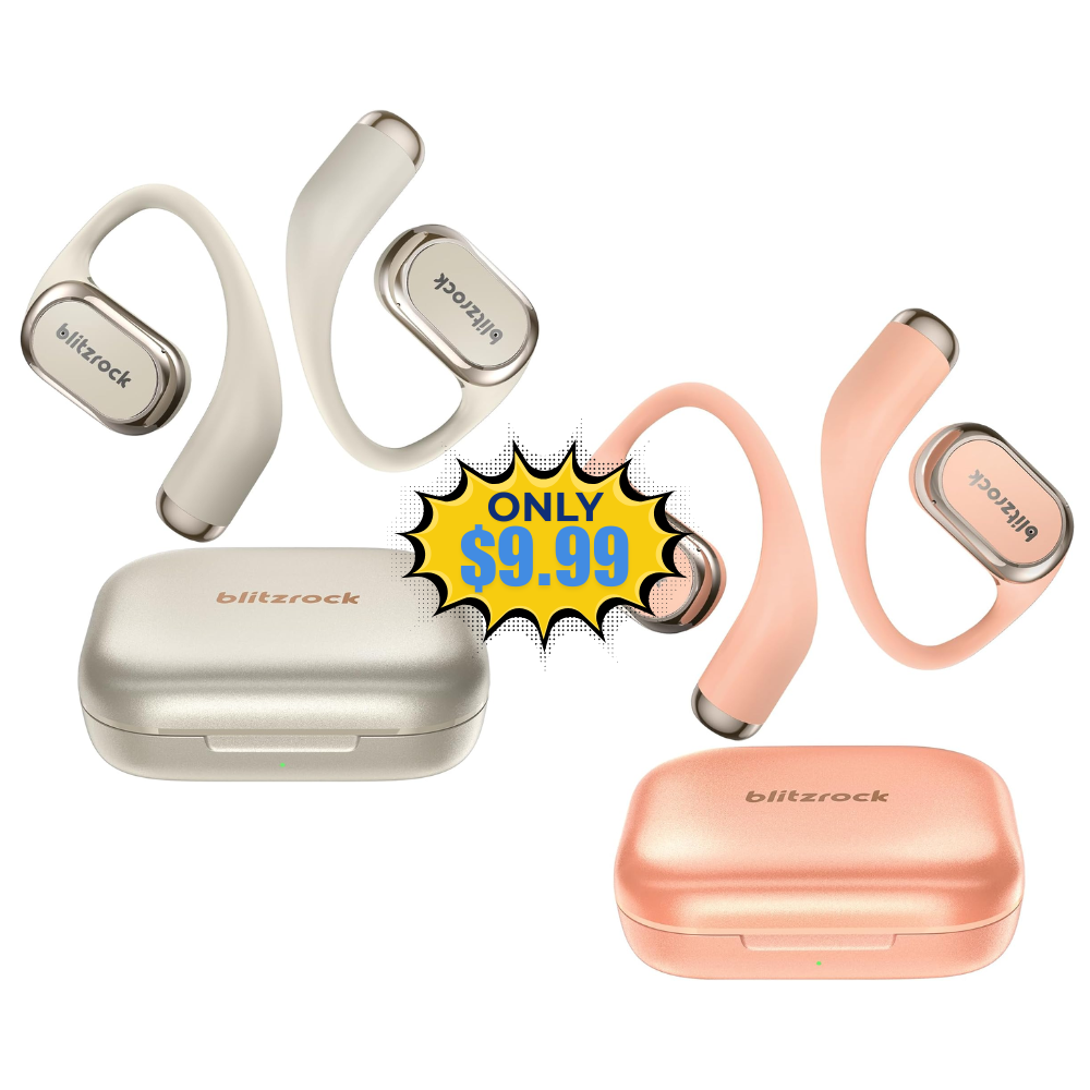 BlitzRock Open Ear Headphones Deal: 50% Off