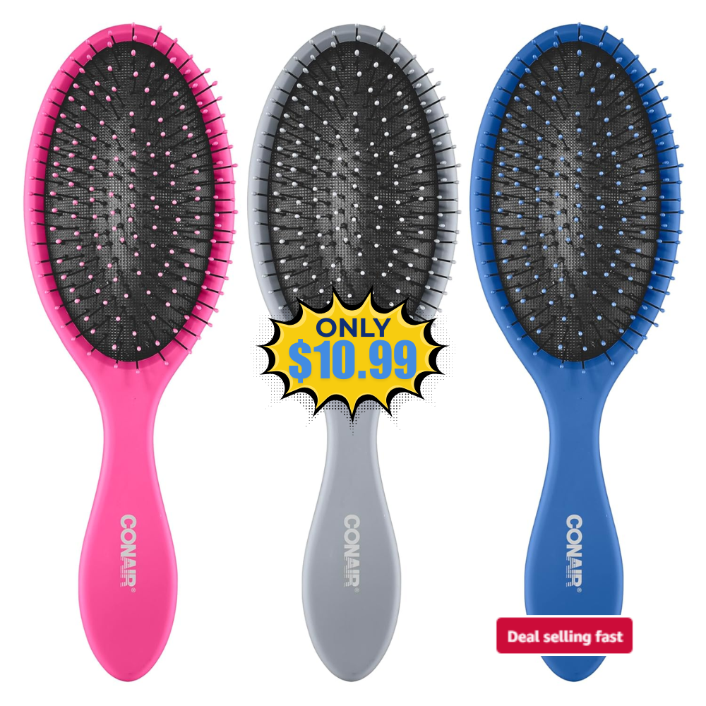 Conair Detangling Hair Brush Set Deal: Save 31%