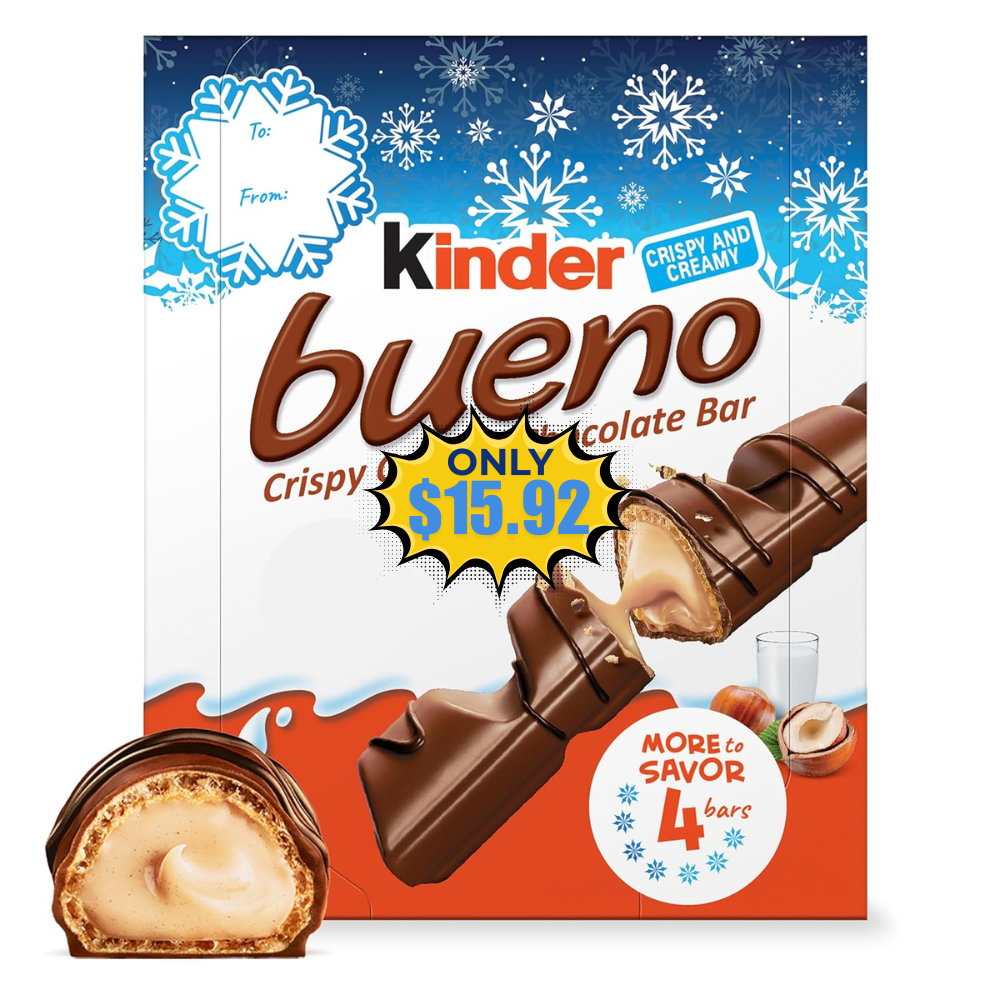 Kinder Bueno Deal: 40% Off Crispy Chocolate Bars