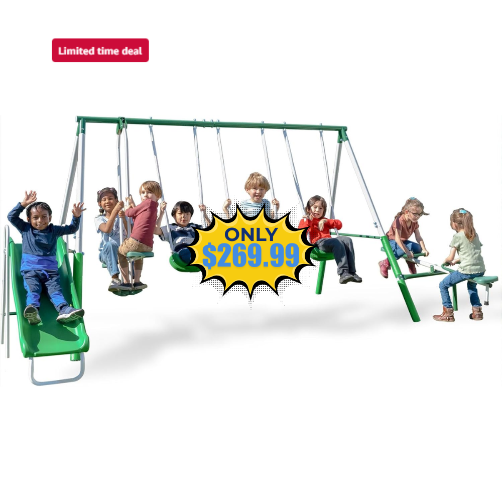 Sportspower Park Ridge Metal Swing Set Sale: Save 21%