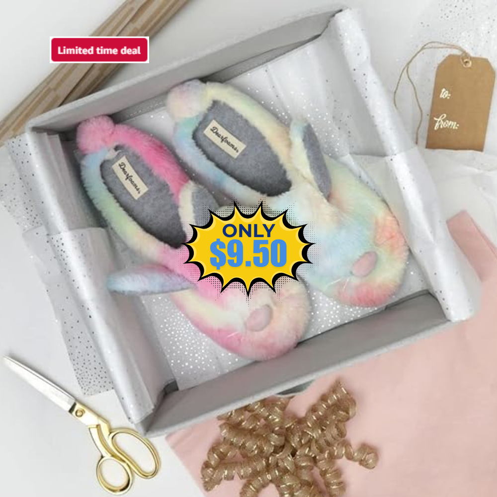 Dearfoams Easter Bunny Scuff Sale: 76% Off