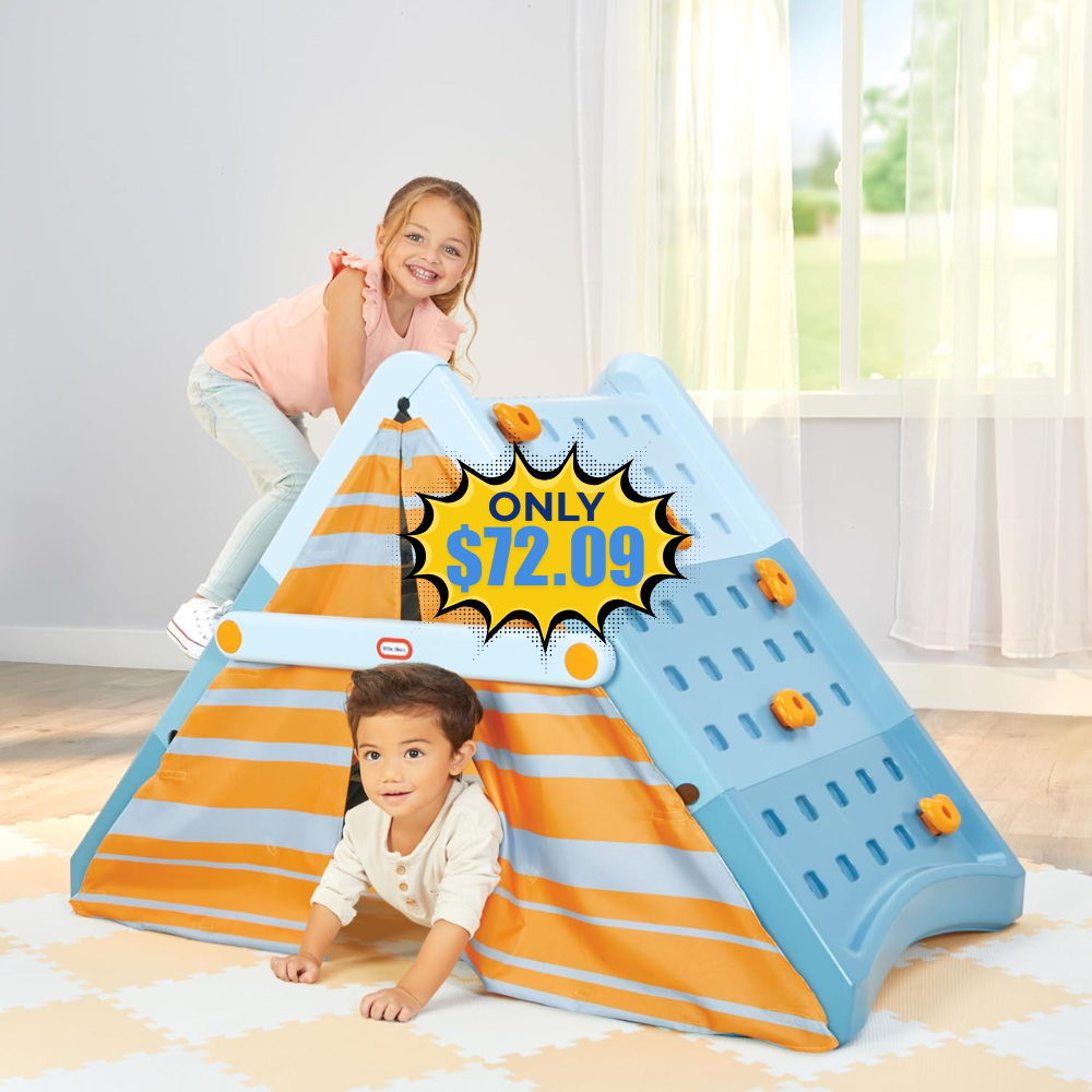 Little Tikes Campin' & Climb Wall Sale: Save 45% at Little Tikes