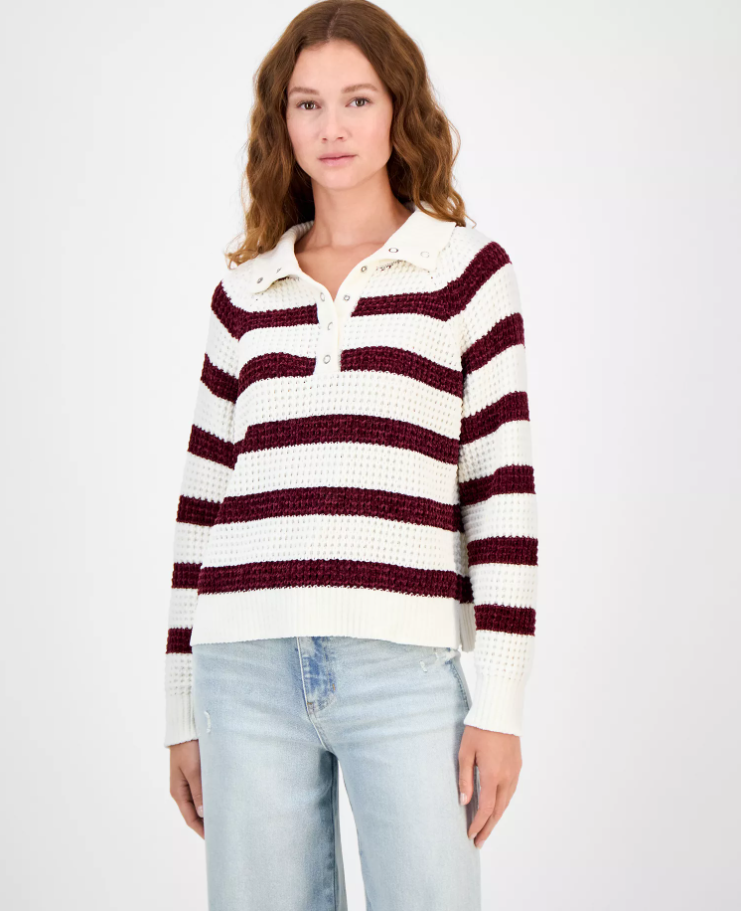 Ultra Flirt Chenille Sweater Sale: $8.76 at Macy’s