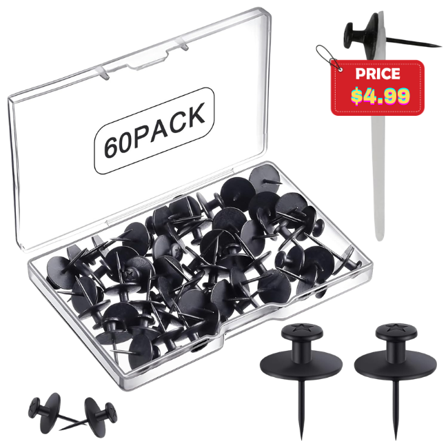 60 PCS Double-Headed Picture Hanging Nails Deal: Save with Code