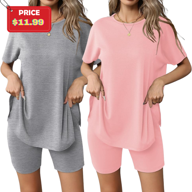 Women’s 2 Piece Lounge Set Sale: 33% Off