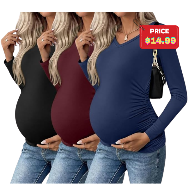 Womens Maternity Shirts Deal: 75% Off