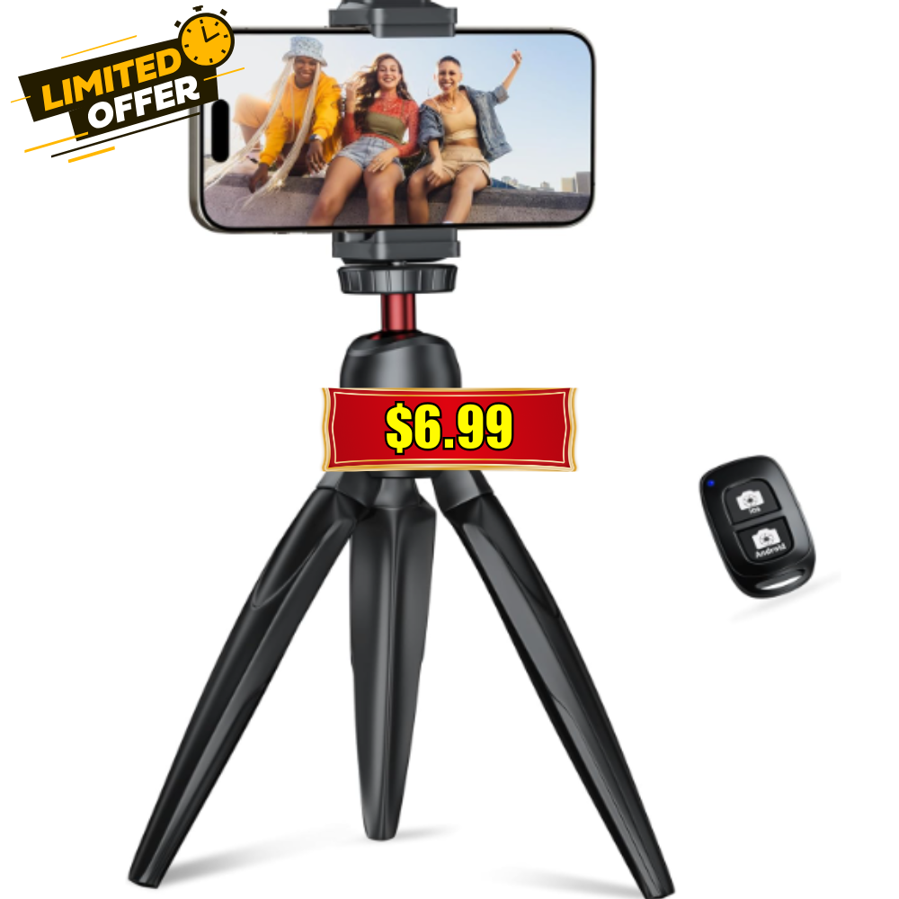 Phone Tripod with Wireless Remote Deal: Save Big at [Store Name]